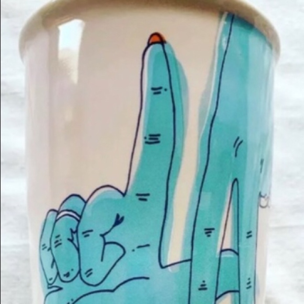 Collectible Starbucks Los Angeles LA Fingers Mug